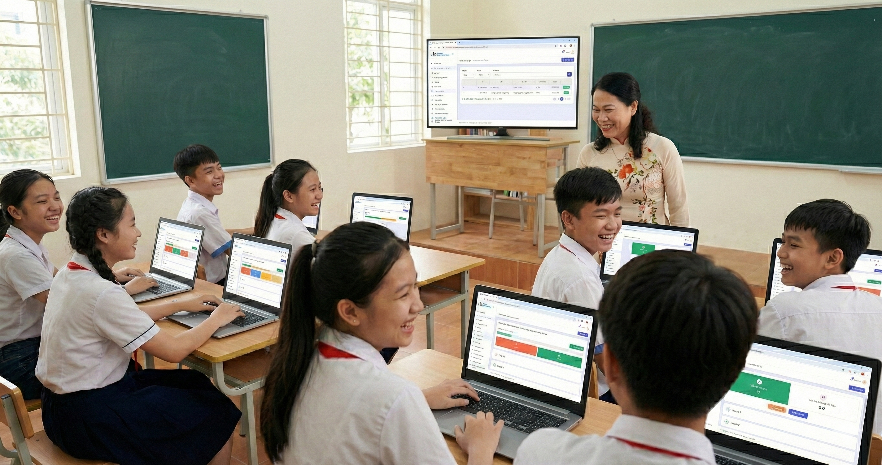 Giao diện học sinh